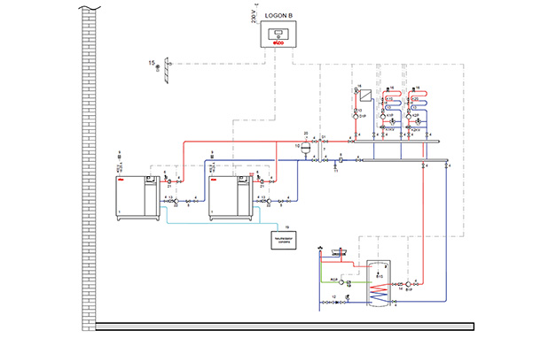 System schematic of TRIGON XXL SE 1300 and XXL SE 850