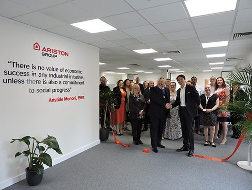 NEW OFFICE FOR ARISTON GROUP'S UK BRANDS